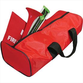 Fire Safety Kit In Red Bag