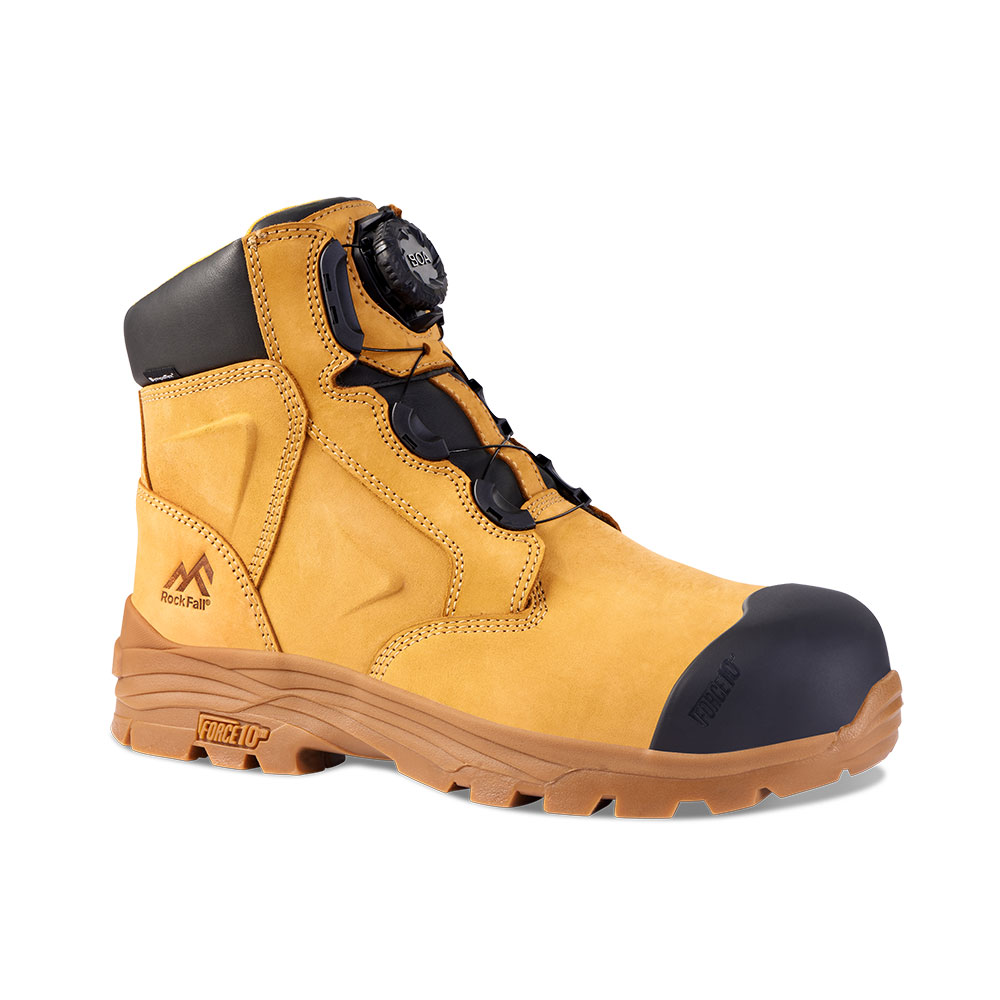 Rock Fall RF160 Ohm Electrical Hazard Boa Safety Boot Size 6
