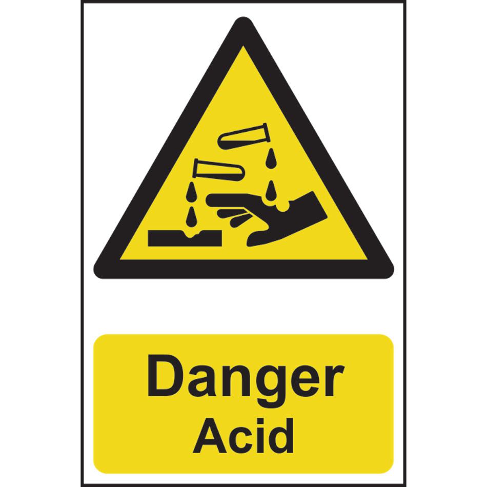 Danger Acid - PVC (200 x 300mm)