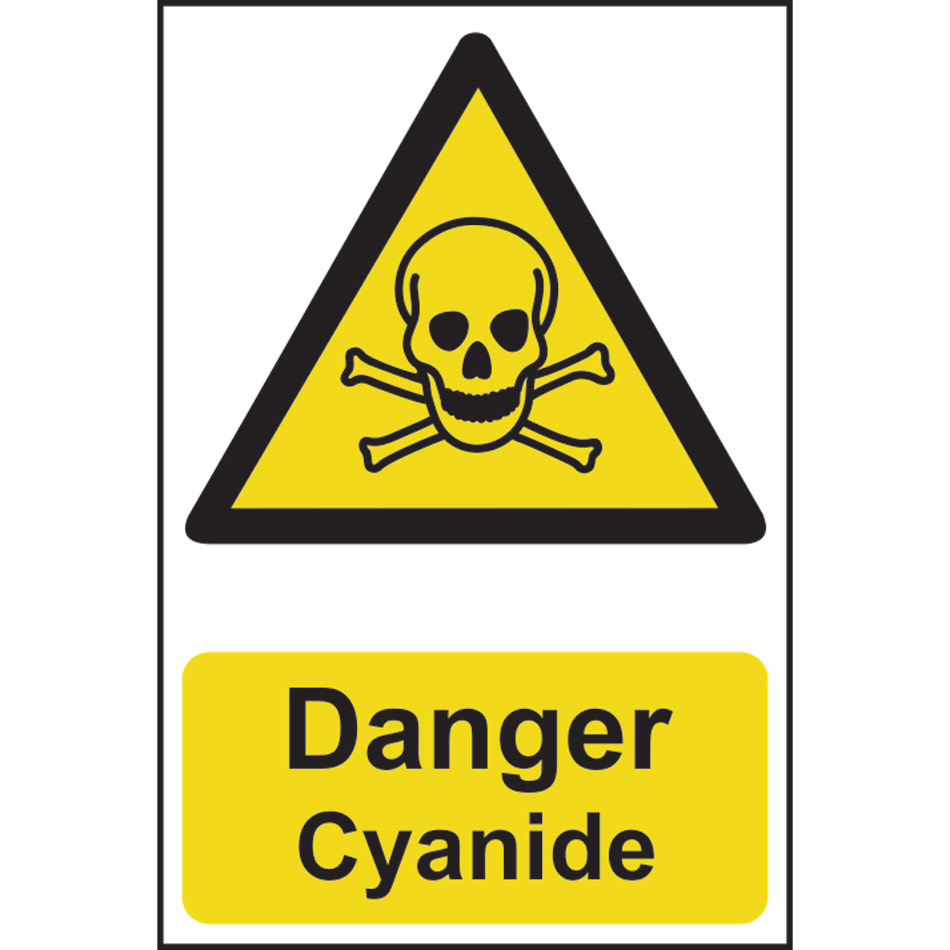 Danger Cyanide - PVC (200 x 300mm)