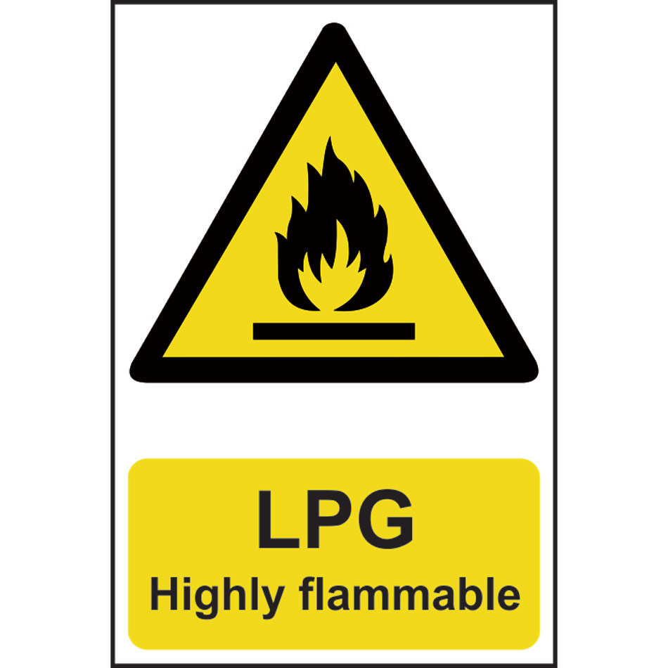 LPG Highly flammable - PVC (200 x 300mm)