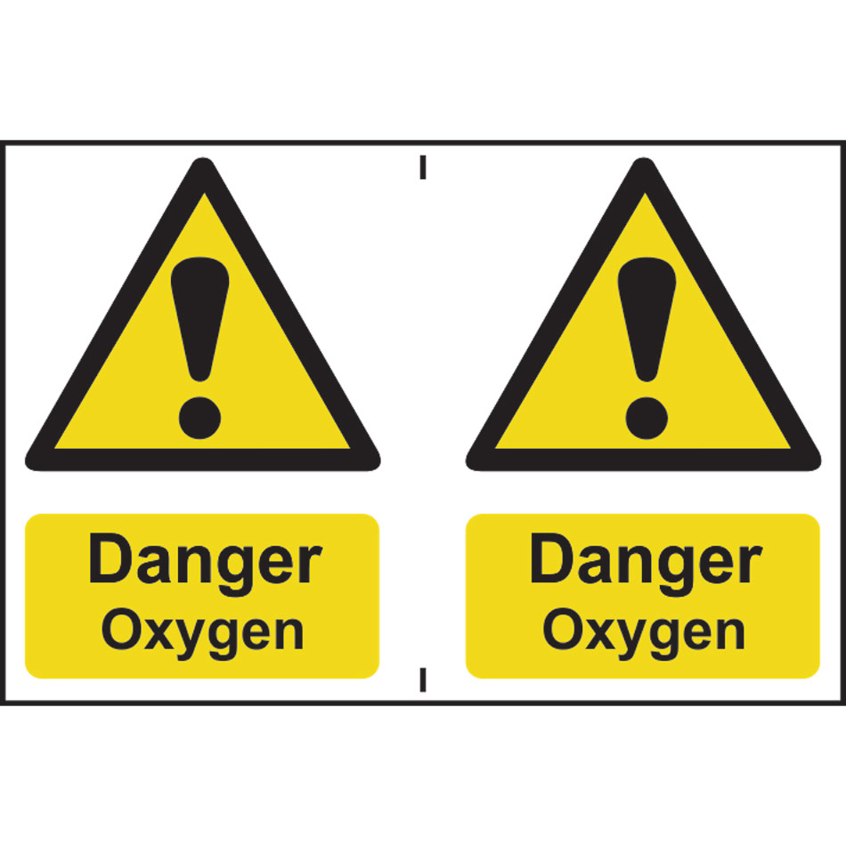 Danger Oxygen - PVC (300 x 200mm) 
