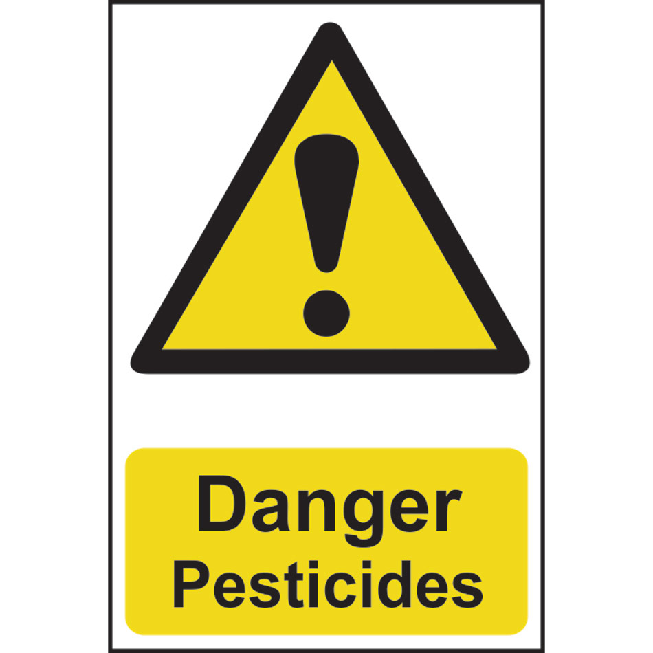 Danger Pesticides - PVC (200 x 300mm)