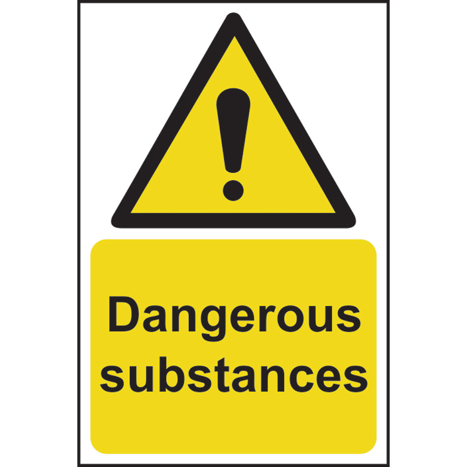 Dangerous substances - RPVC (200 x 300mm)