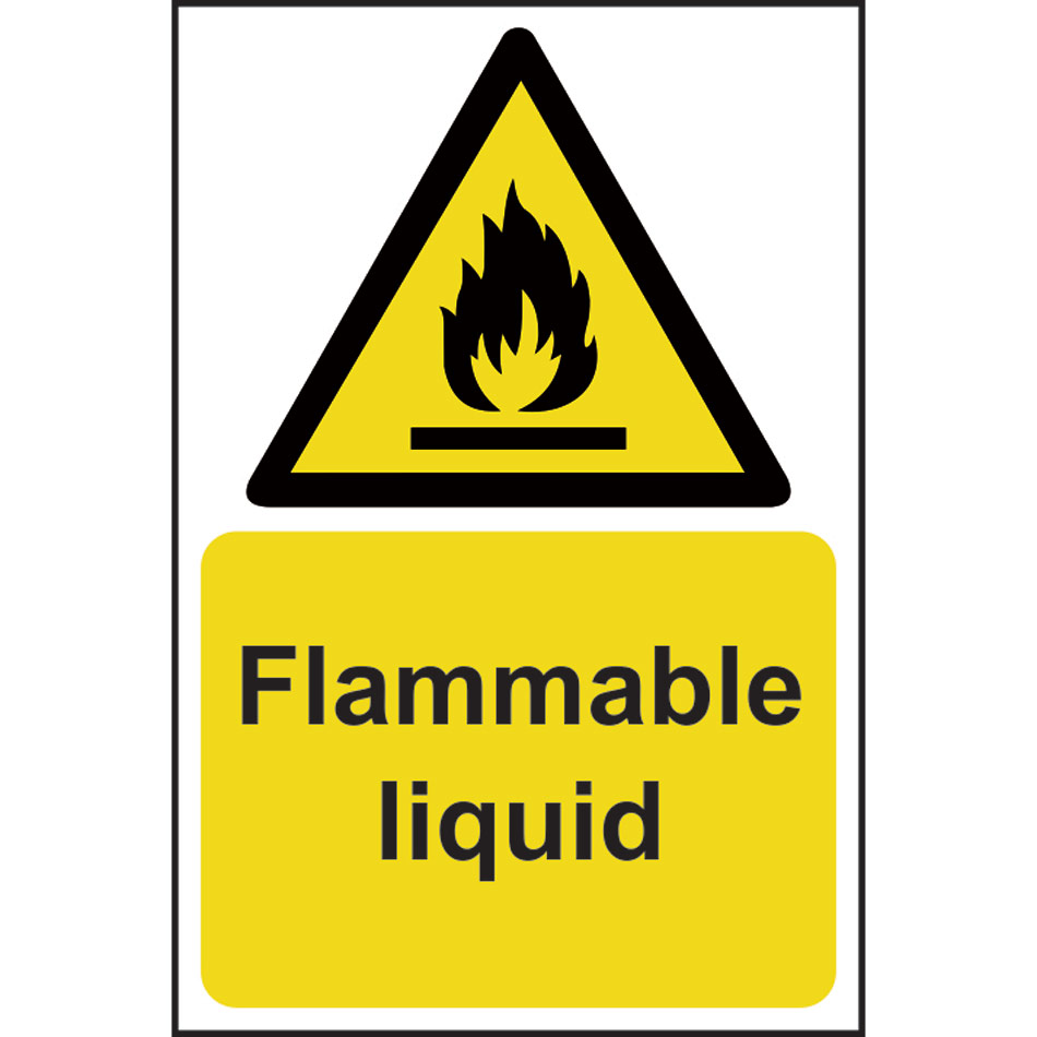 Flammable liquid - RPVC (200 x 300mm)