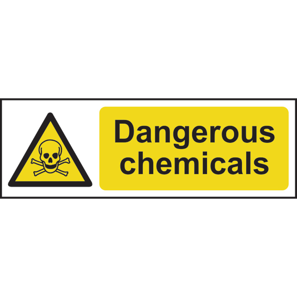 Dangerous chemicals - SAV (300 x 100mm)