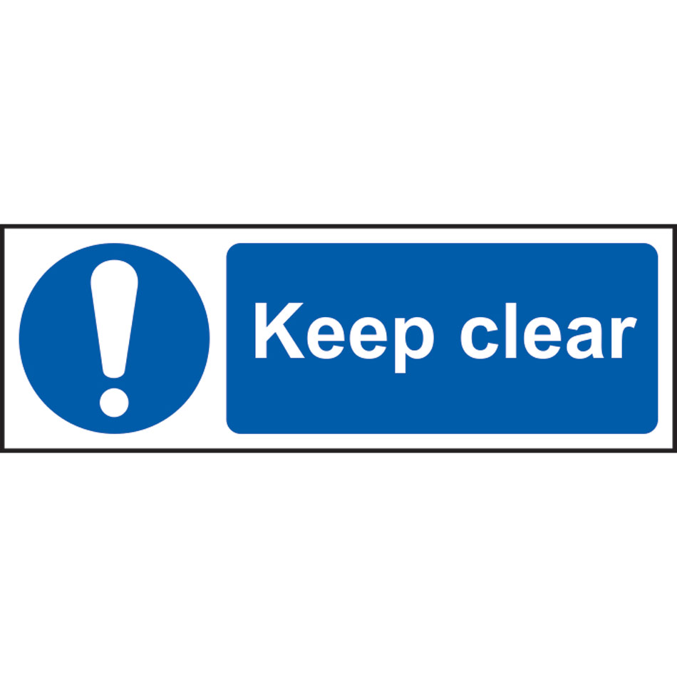 Keep clear - RPVC (300 x 100mm)