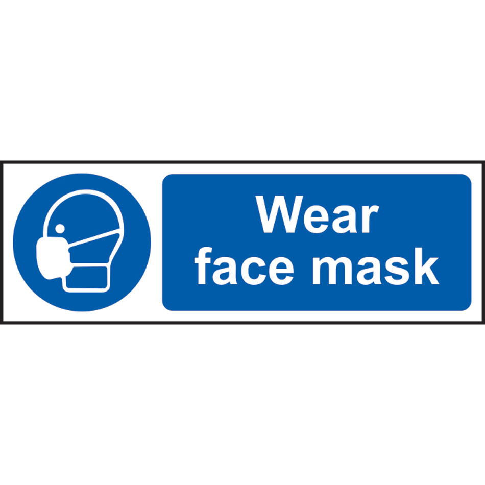 Wear face mask - RPVC (300 x 100mm)