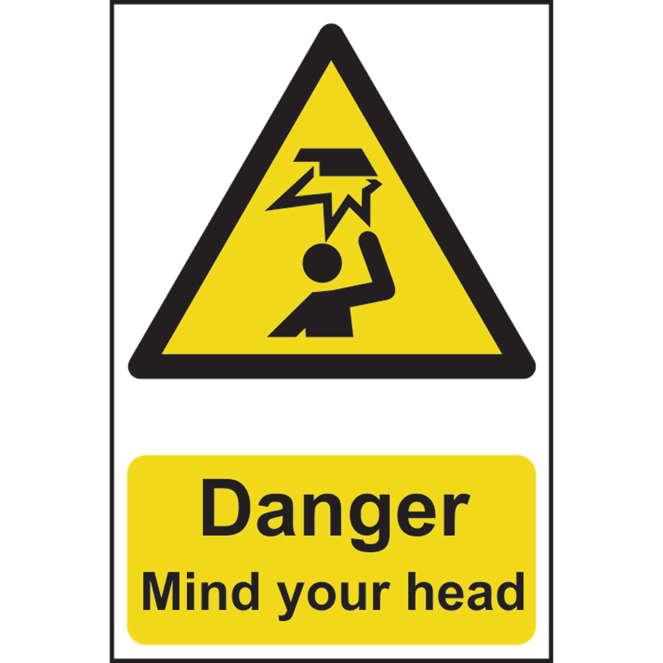 Danger Mind your head - PVC (200 x 300mm)