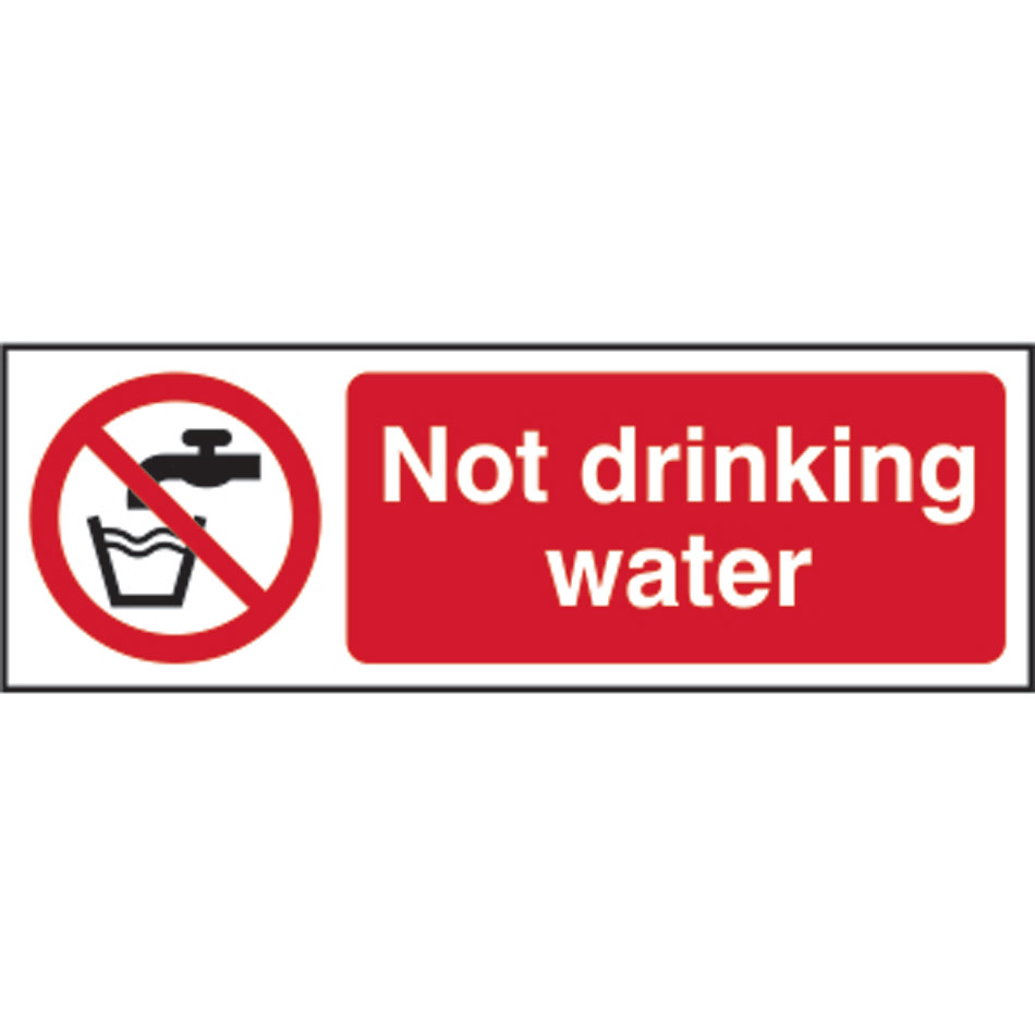 Not drinking water - SAV (300 x 100mm)