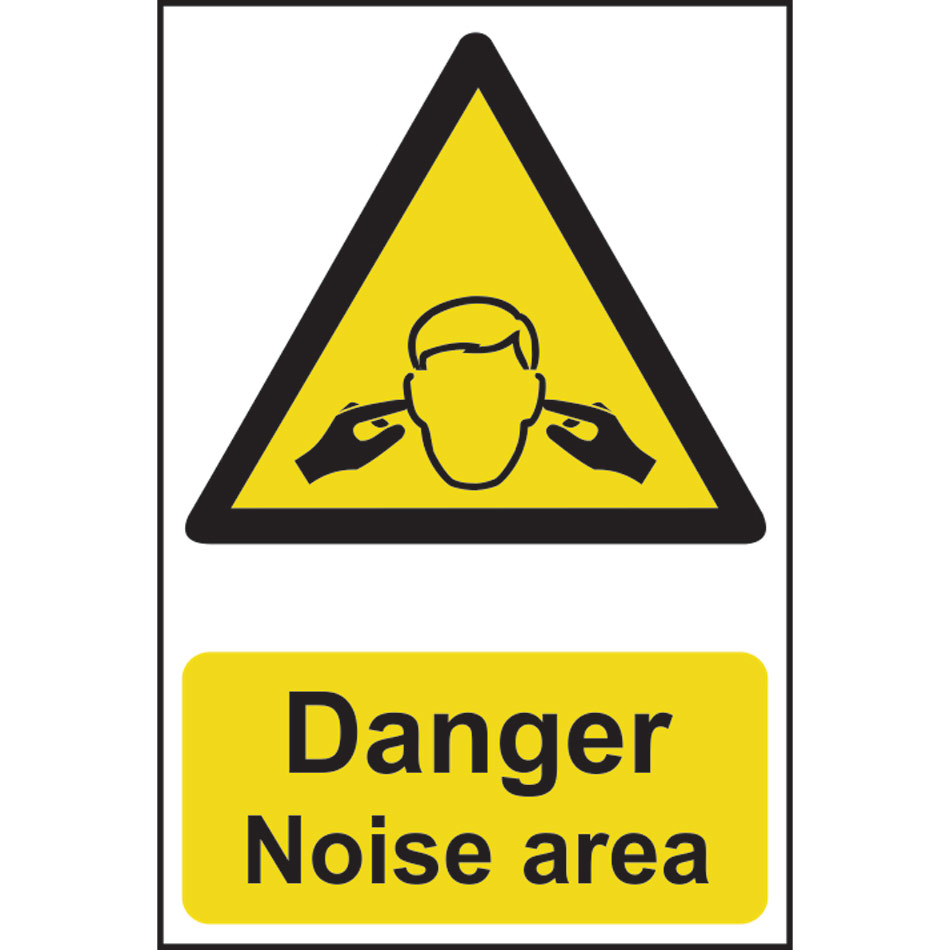 Danger Noise hazard - PVC (200 x 300mm)