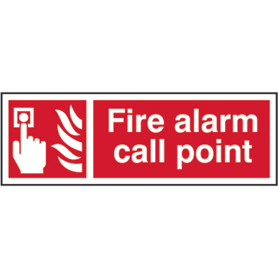 Fire alarm call point - RPVC (300 x 100mm)