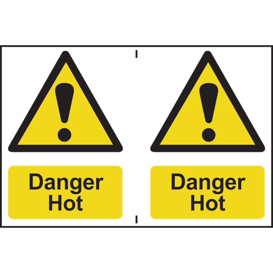 Danger Hot - PVC (300 x 200mm) 