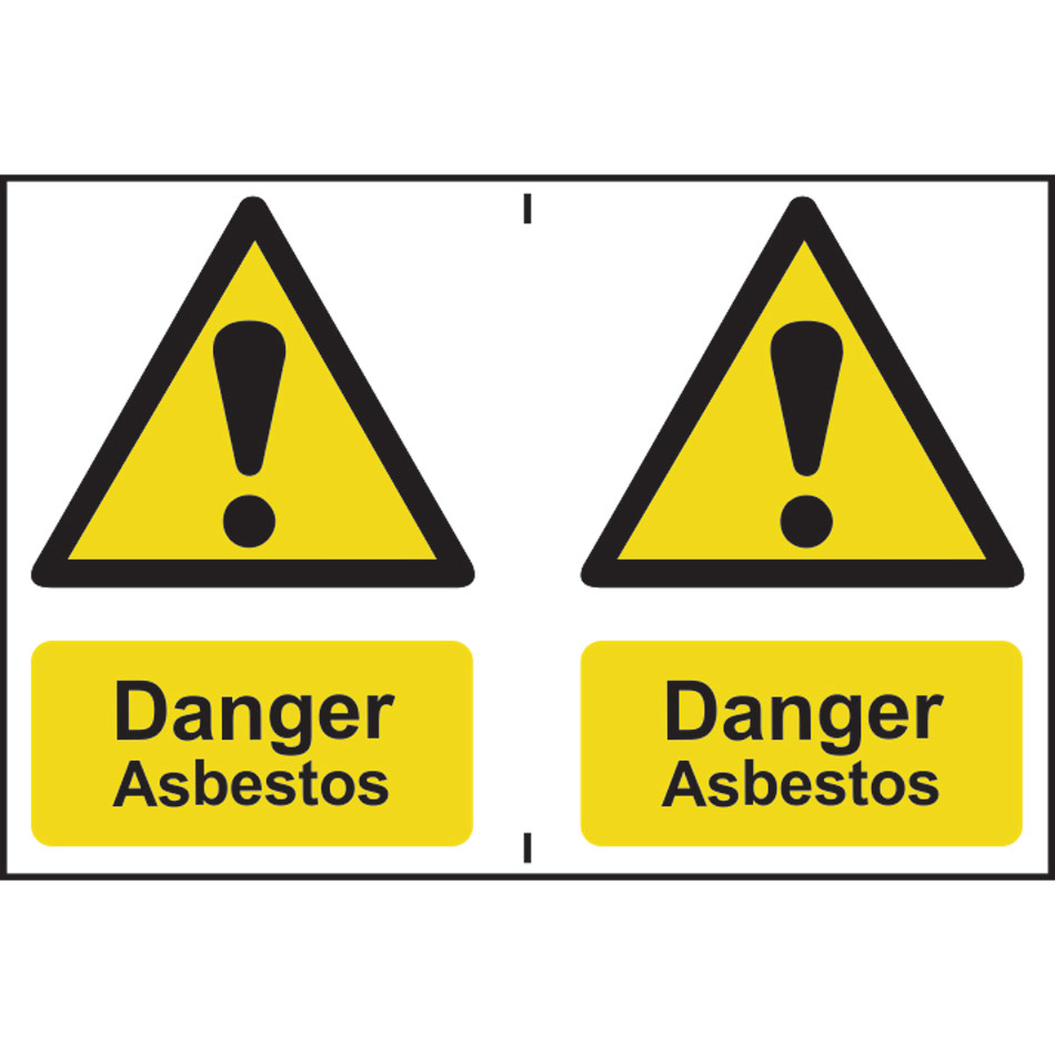 Danger Asbestos - PVC (300 x 200mm) 