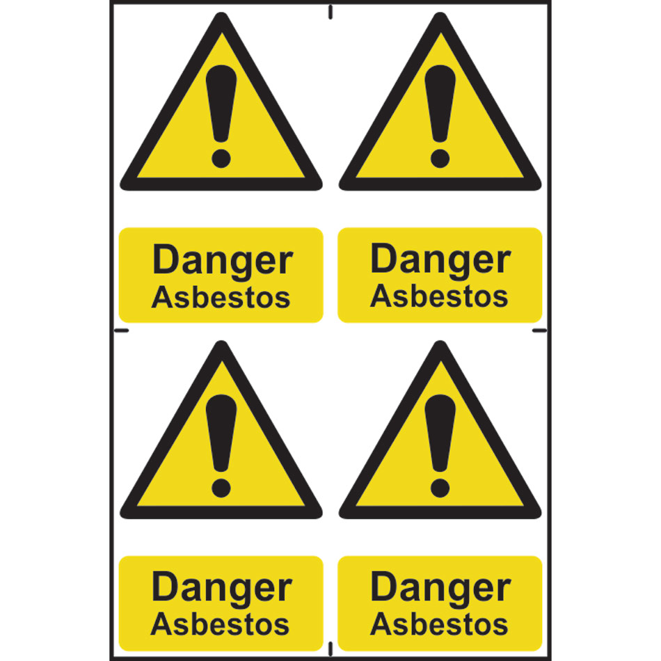 Danger Asbestos - PVC (200 x 300mm) 