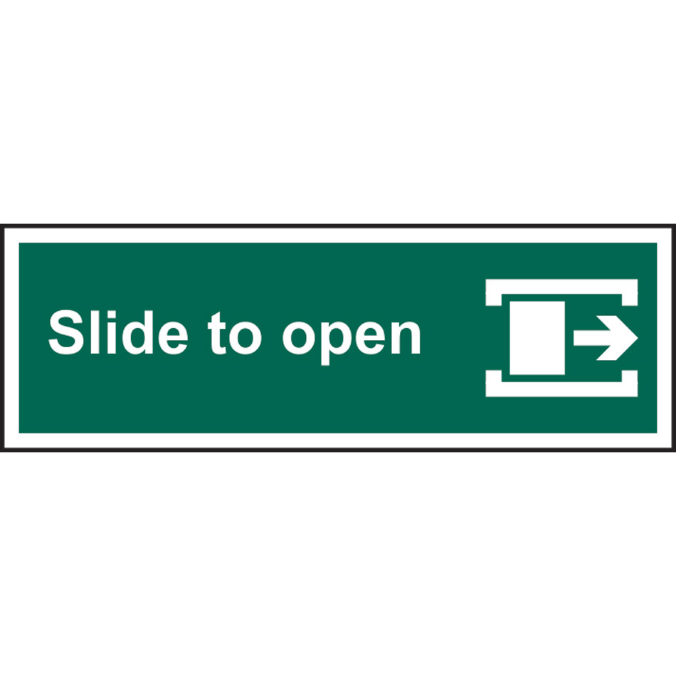 Slide to open (right) - RPVC (300 x 100mm)