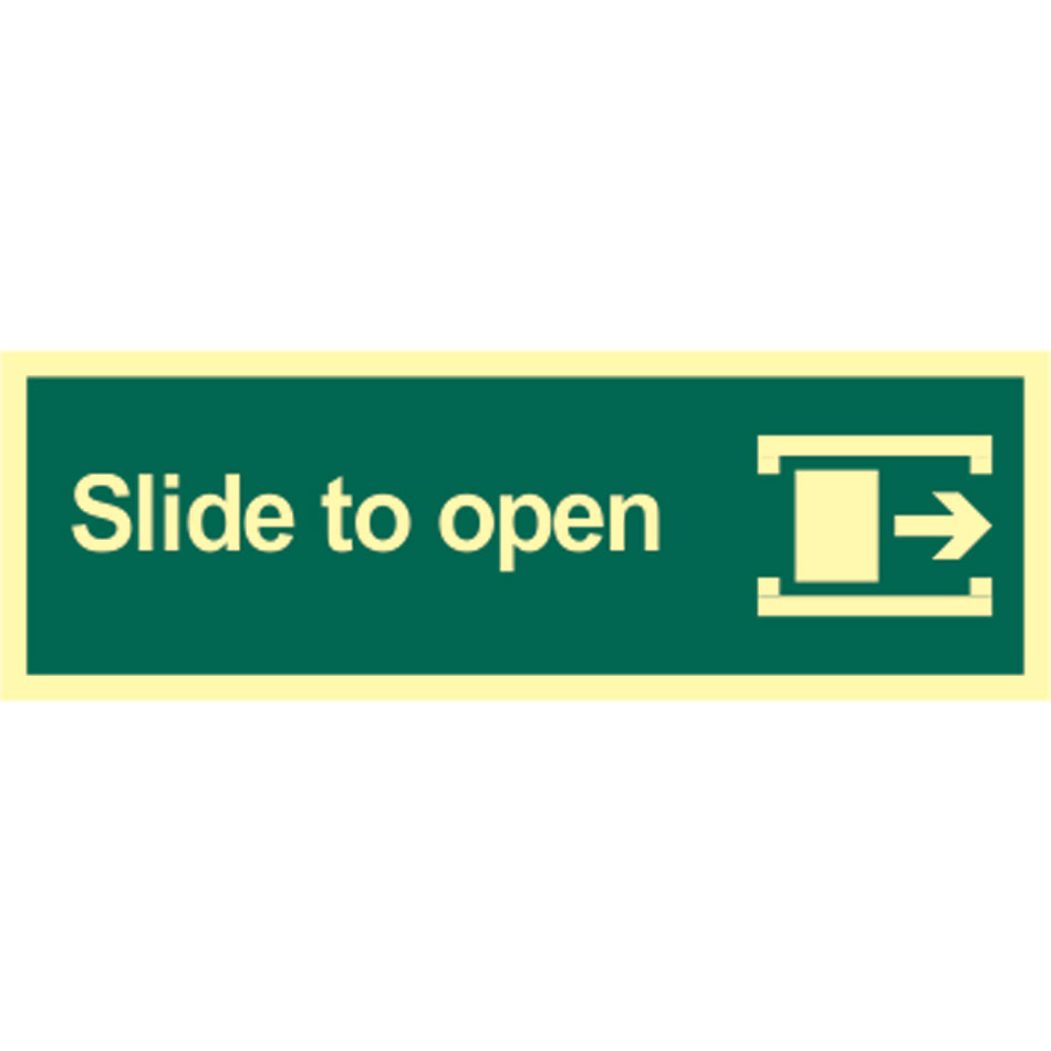 Slide to open (right) - PHO (300 x 100mm)