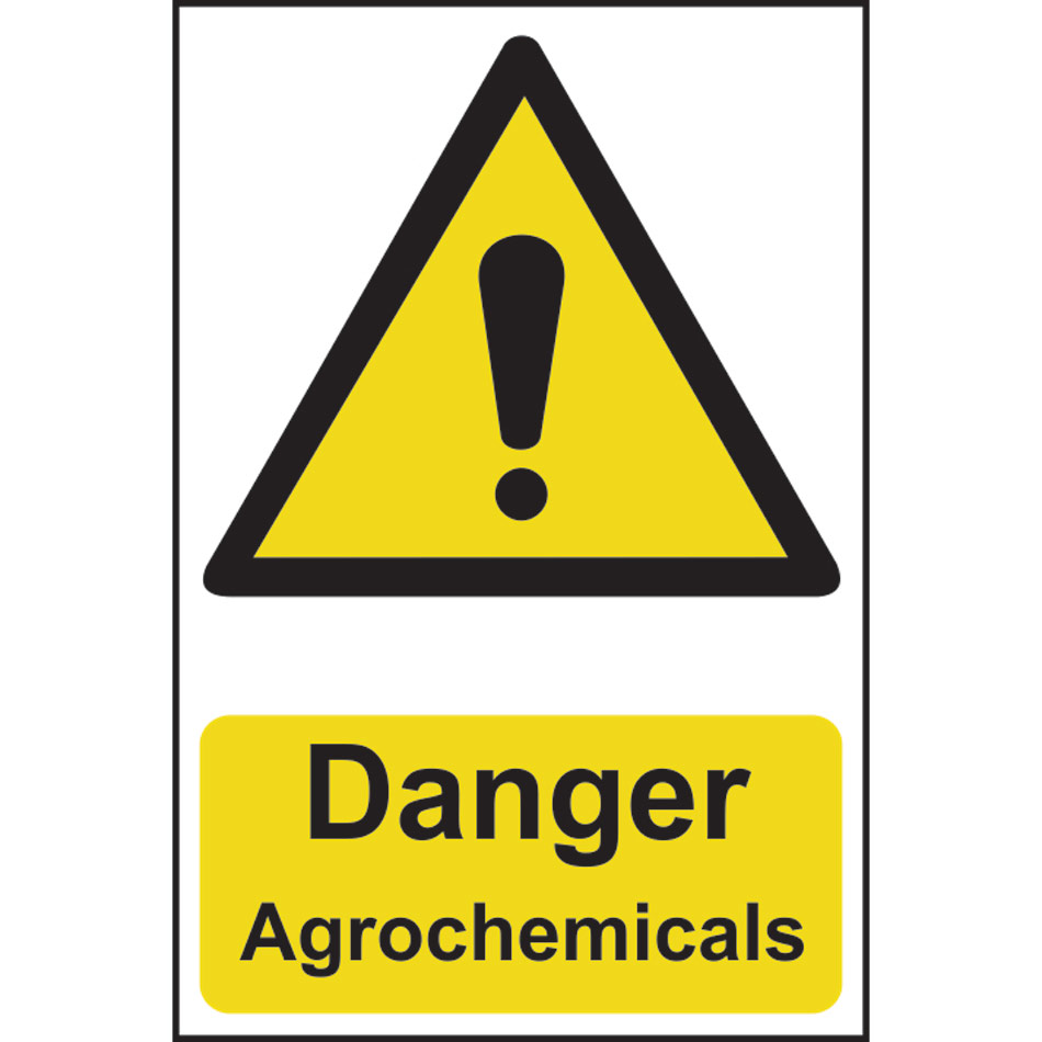 Danger Agrochemicals - PVC (200 x 300mm)