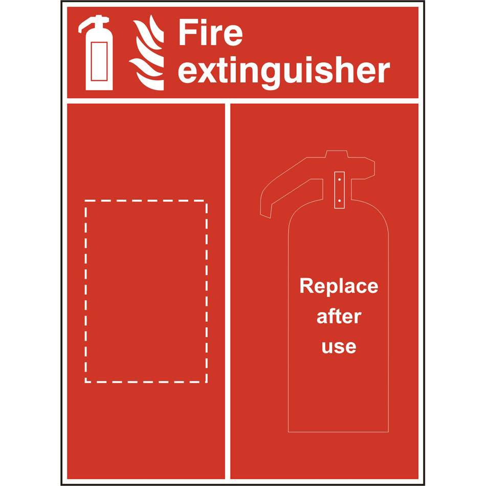 Fire extinguisher Location Panel (600 x 800mm)