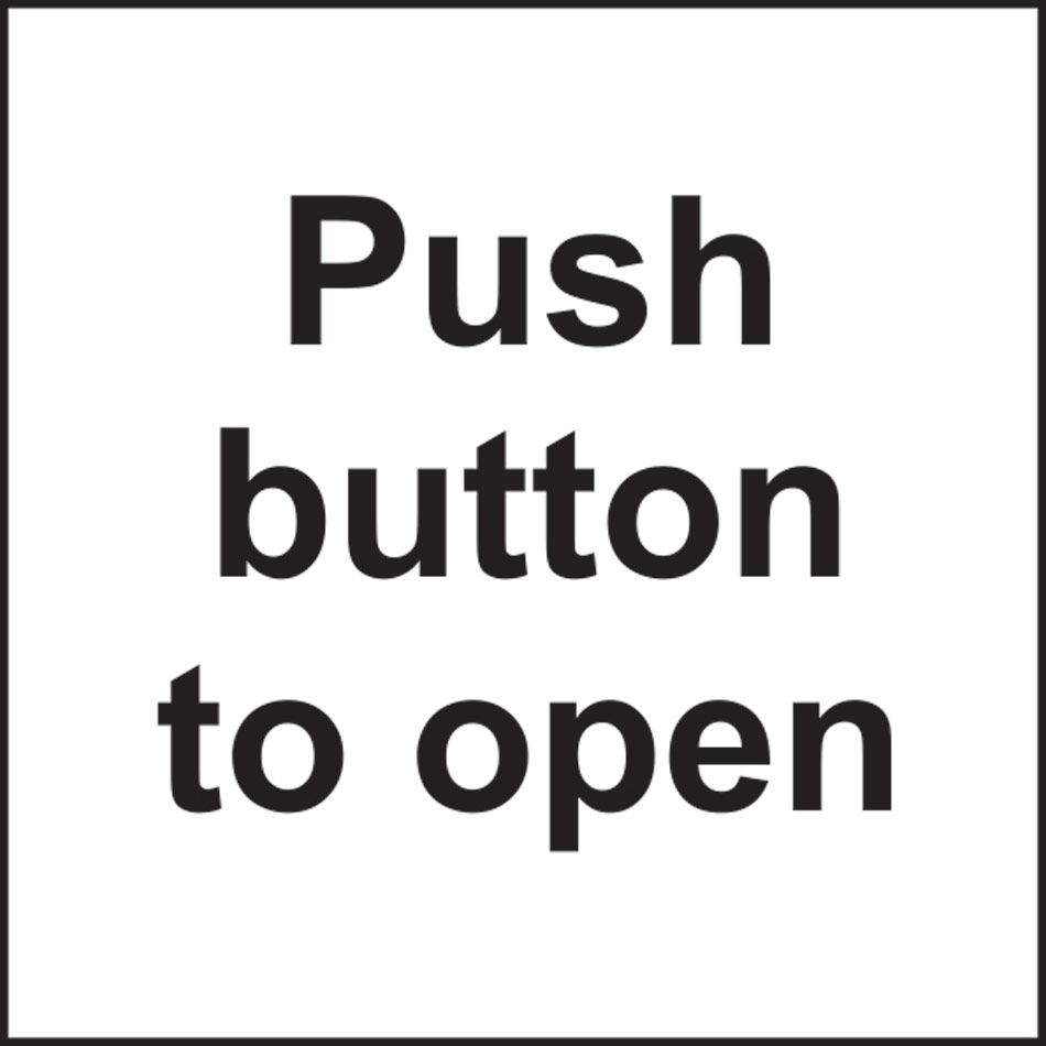 Push button to open - SAV (150 x 150mm)