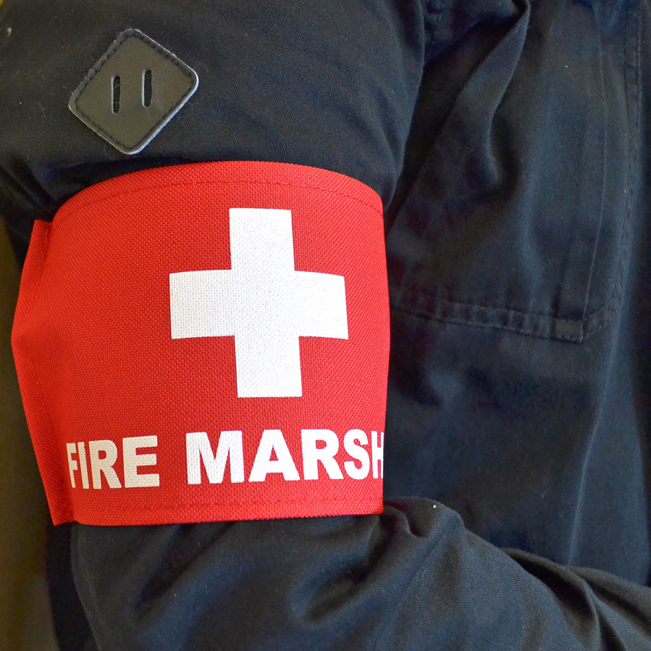 Fire Marshal Armband (Red)