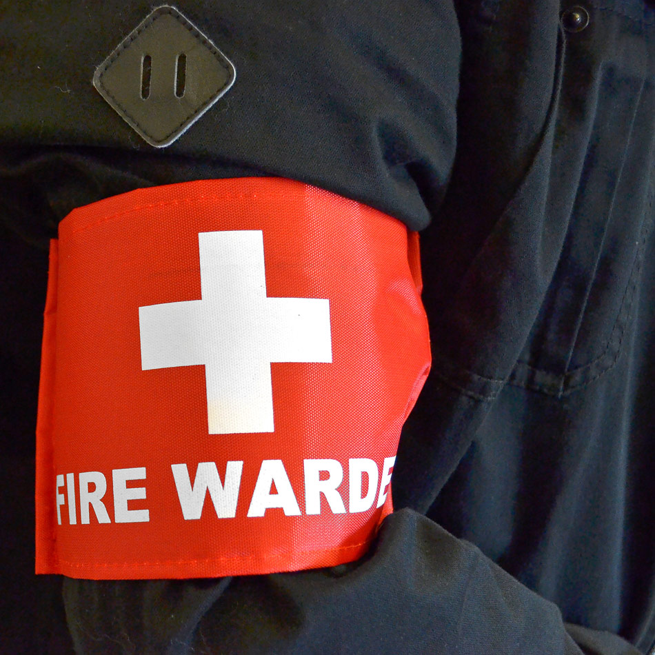 Fire warden Armband Velcro 