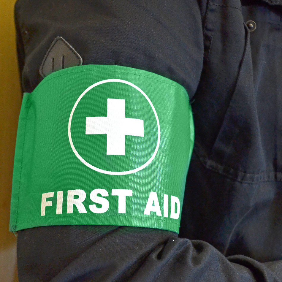 First aider Armband Velcro 
