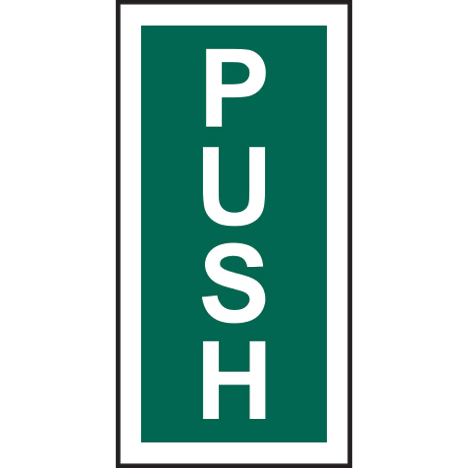 Push (vertical) - SAV (75 x 150mm)