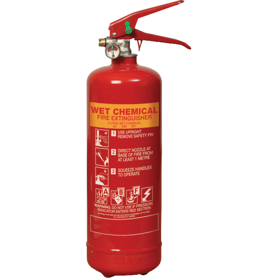 Wet Chemical Extinguisher - 2L Fixed Nozzle  (8A 34B 25F)