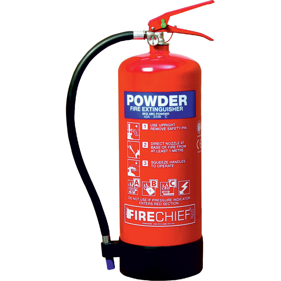 Powder Extinguisher - 6kg ABC Powder (43A 233B)