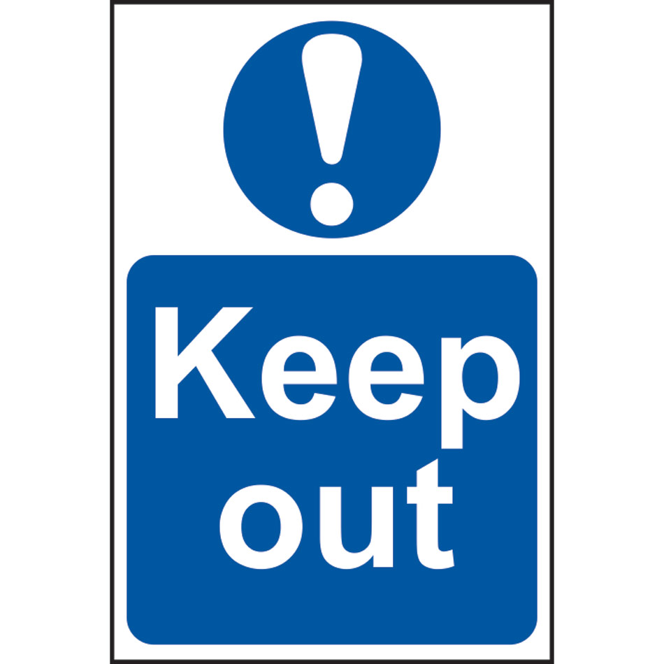 Keep out - SAV (200 x 300mm)