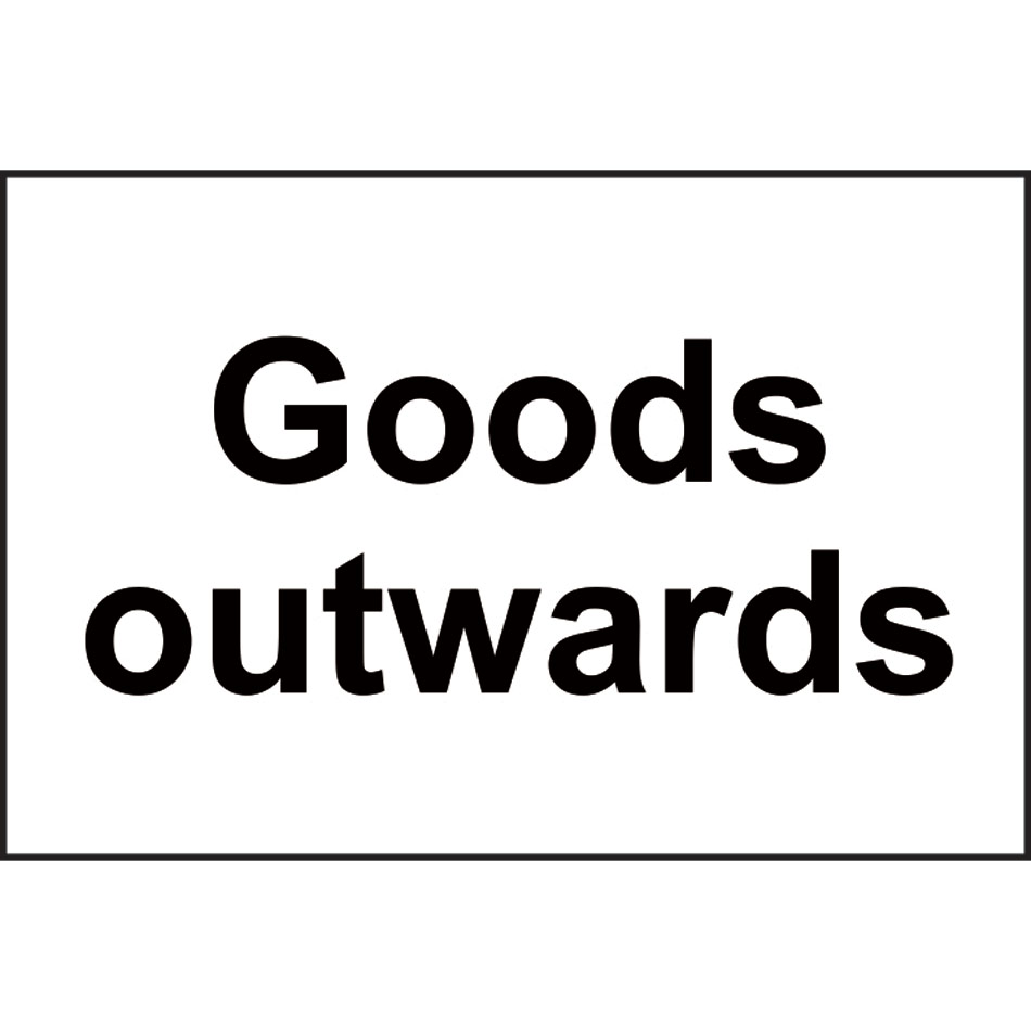 Goods outwards - RPVC (300 x 200mm)