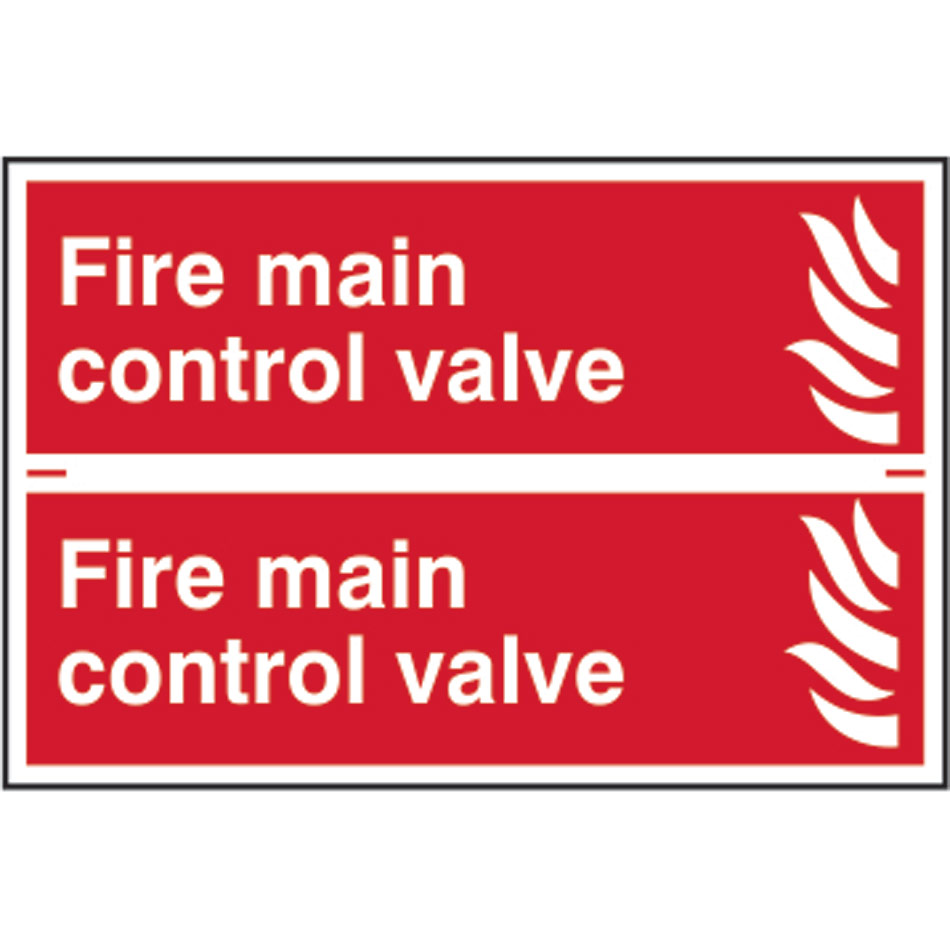 Fire main control valve - PVC (300 x 200mm) 