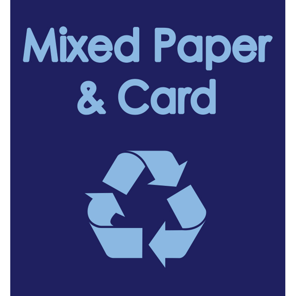 Warehouse Recycling Sack 'Mixed Paper & Card' - (920 x 1000mm)