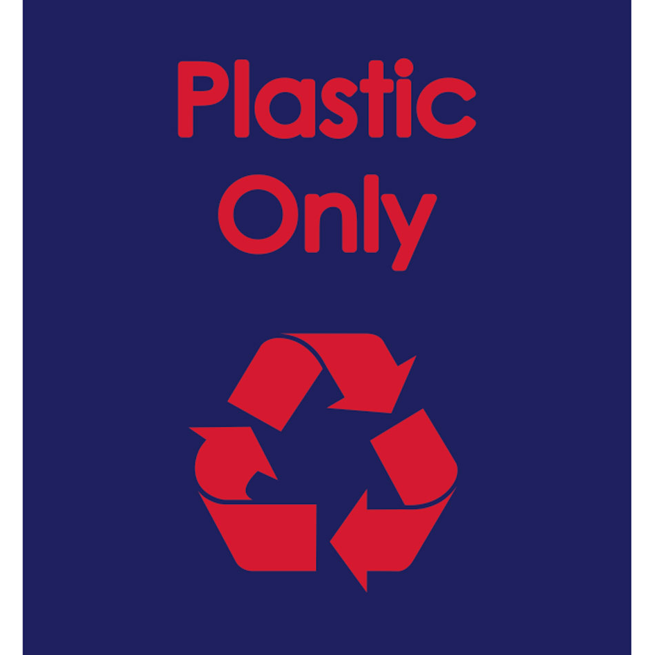 Warehouse Recycling Sack 'Plastic Only' - (920 x 1000mm)