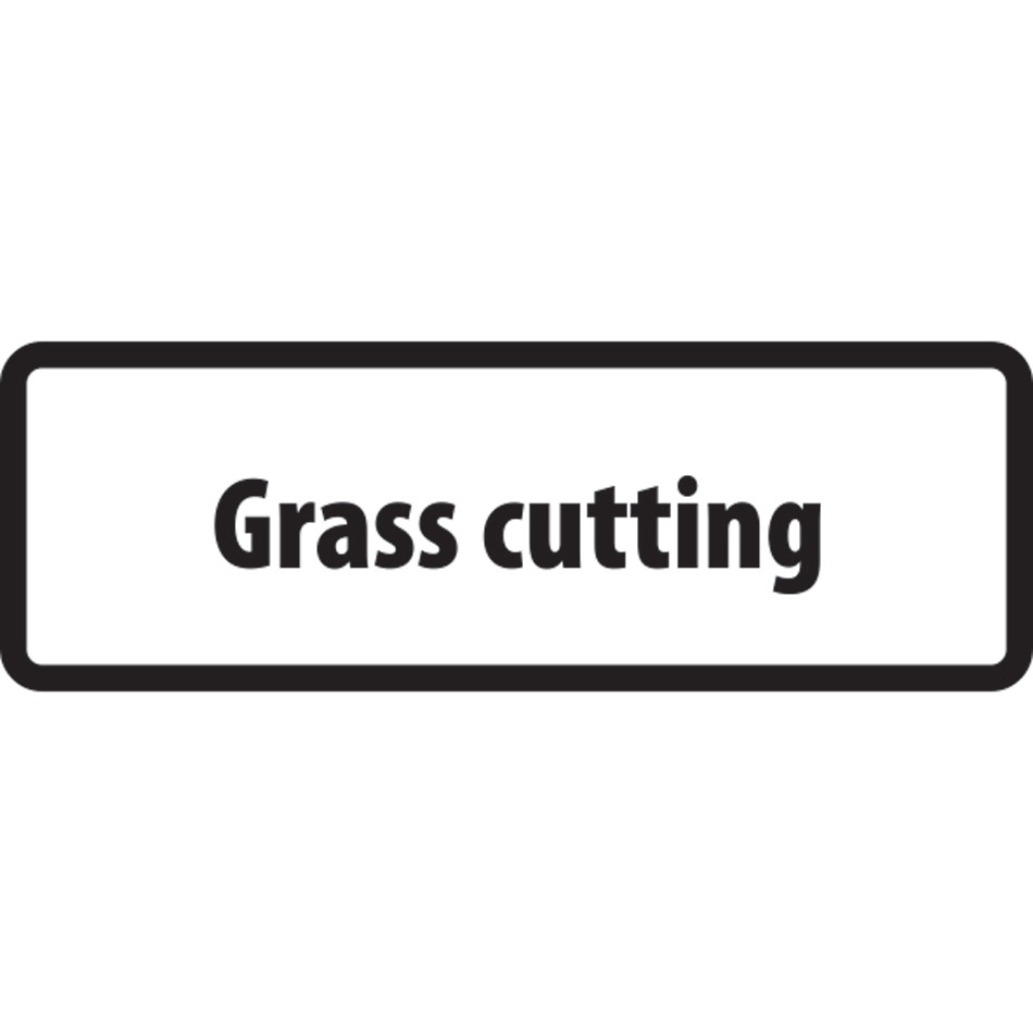 Supplementary Plate 'Grass cutting' - ZIN (685 x 275mm)