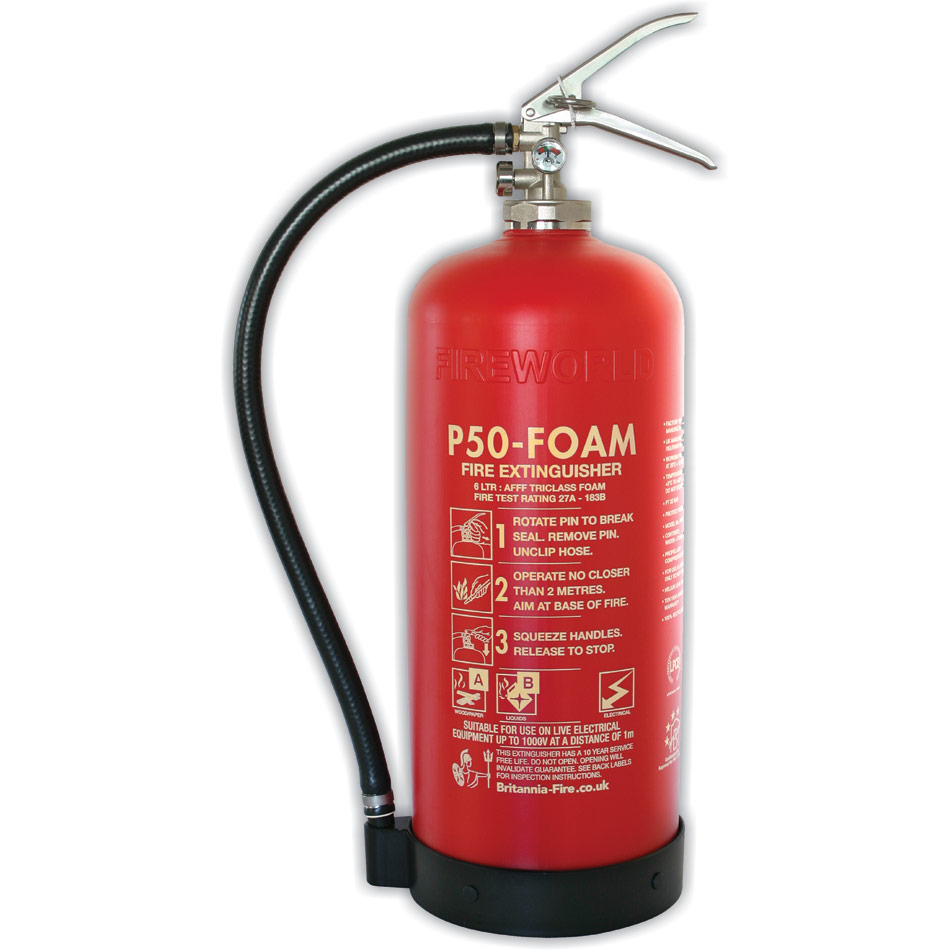 Standard P50 Foam AFFF Extinguisher - 6L (27A 183B)