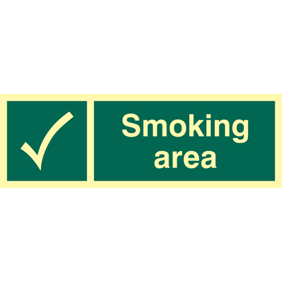 Smoking area - PHS (300 x 100mm)