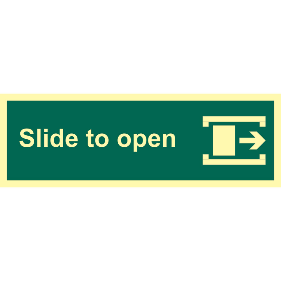 Slide to open (right) - PHS (300 x 100mm)