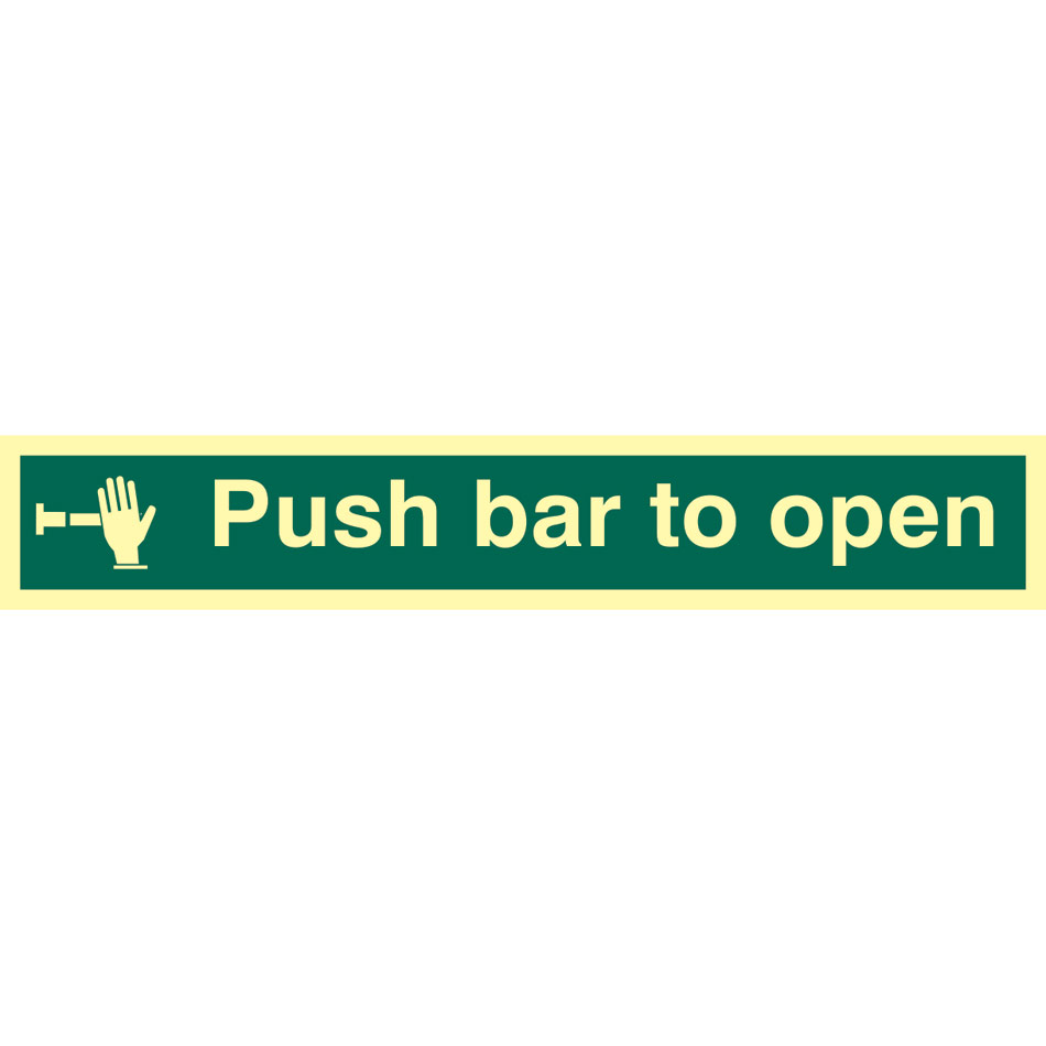 Push bar to open - PHS (300 x 100mm) 