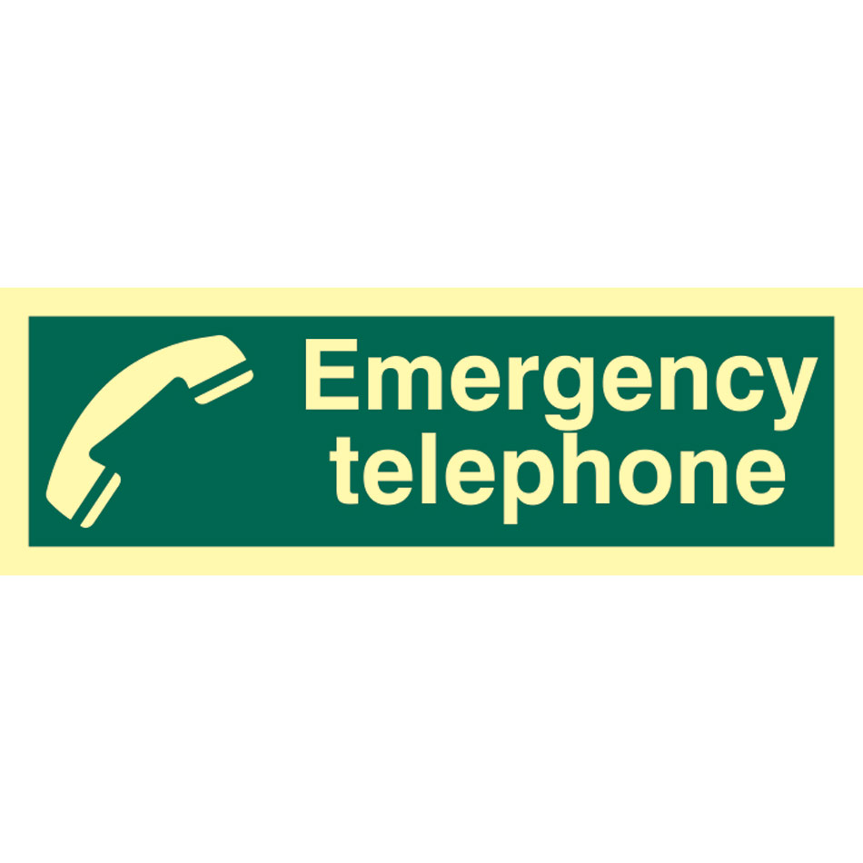 Emergency telephone - PHS (300 x 100mm)