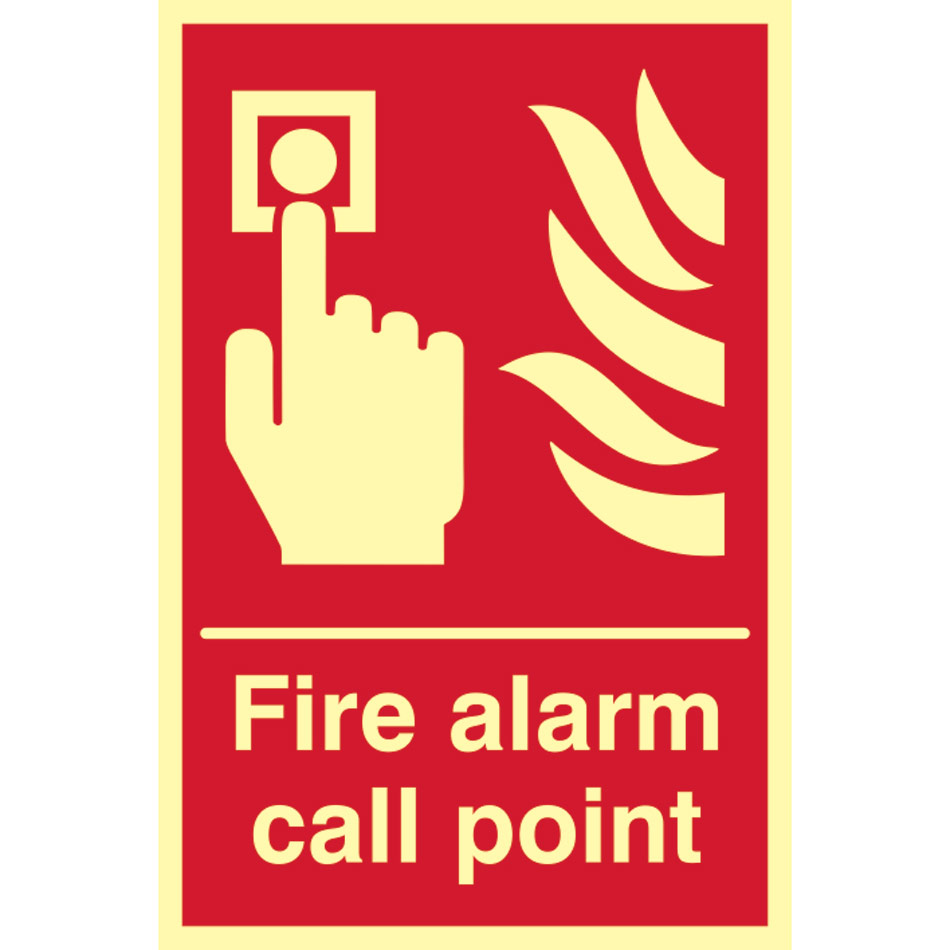 Fire alarm call point - PHS (200 x 300mm)