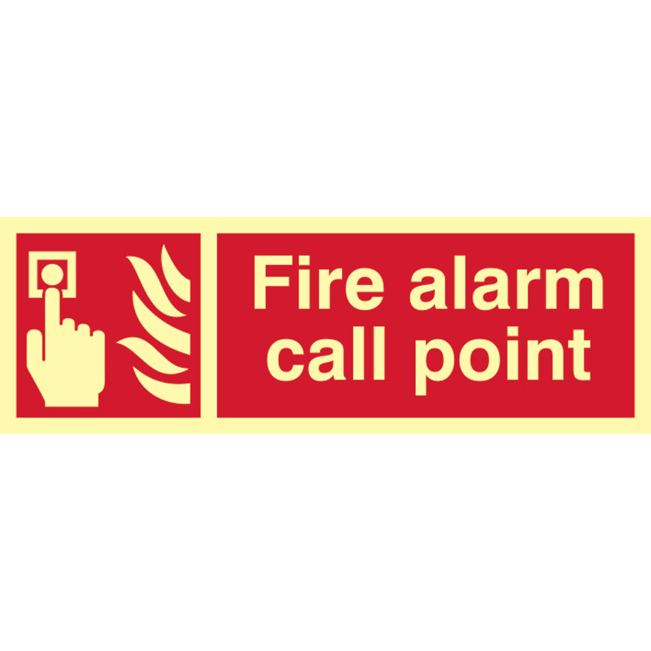 Fire alarm call point - PHS (300 x 100mm)