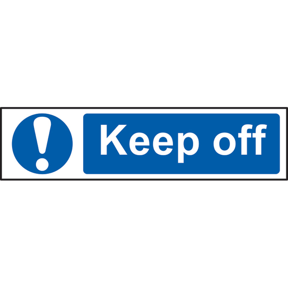 Keep off - PVC (200 x 50mm)