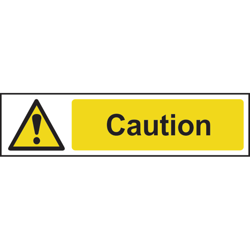 Caution - PVC (200 x 50mm)