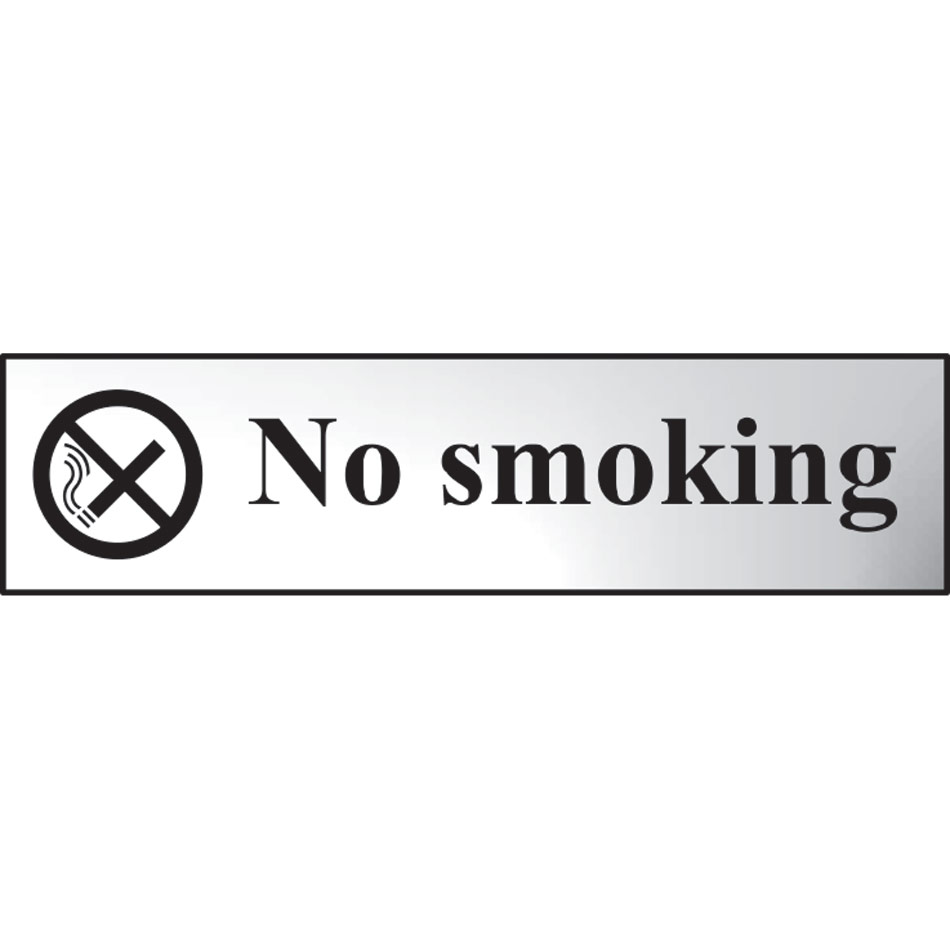 No smoking - CHR (200 x 50mm)