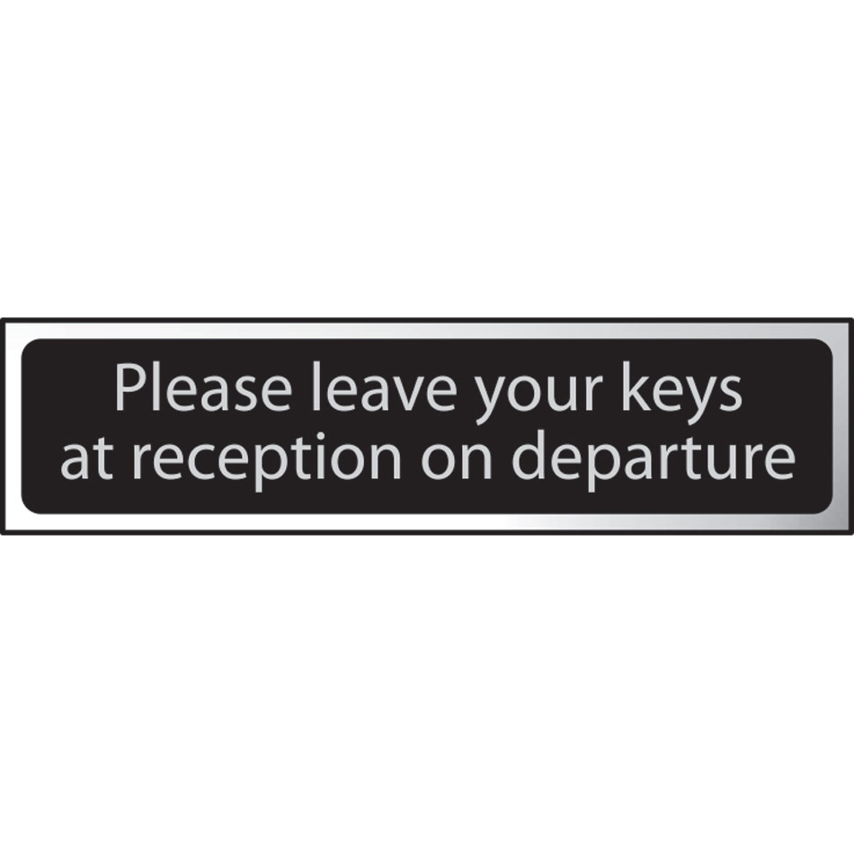 Please leave your keys ... - CHR (200 x 50mm)