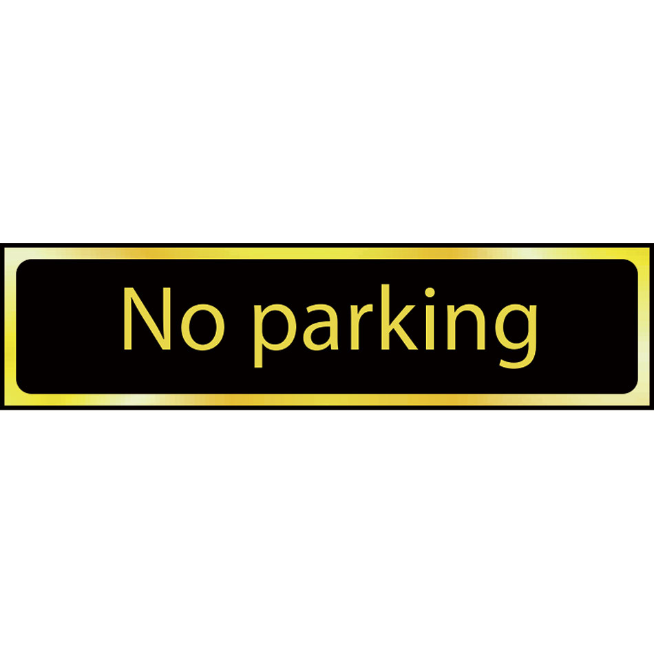 No parking - POL (200 x 50mm)
