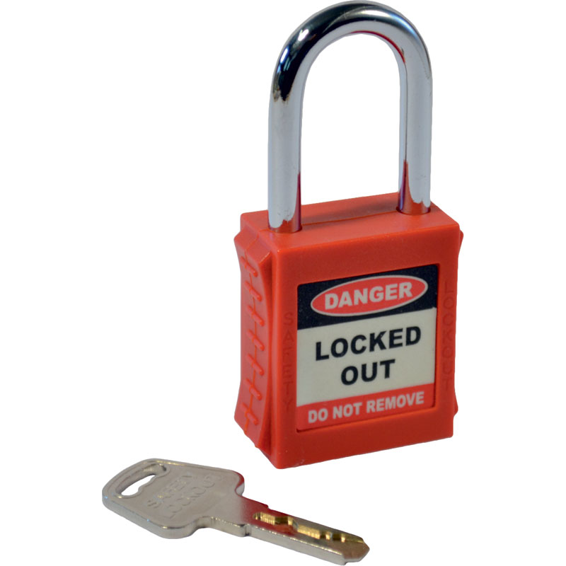Safety Lockout Padlocks - Red (each)