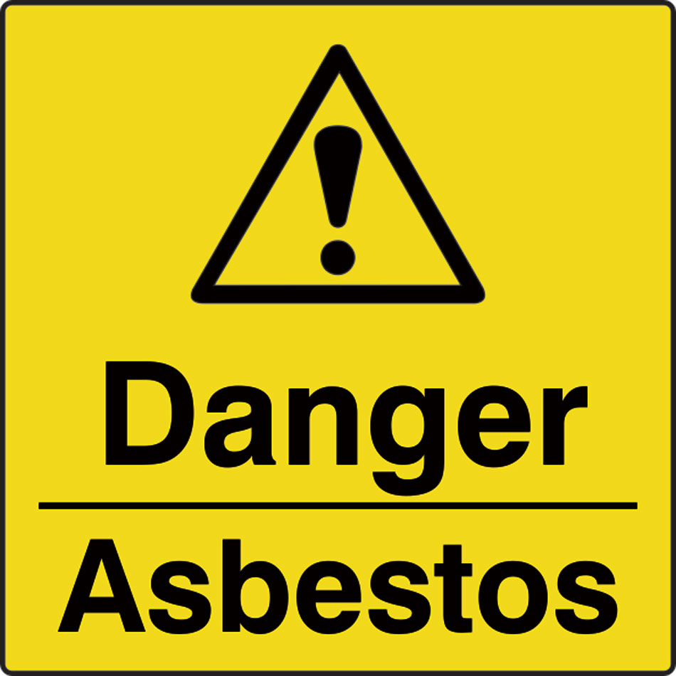 Danger asbestos - Labels (50 x 50mm Roll of 250)